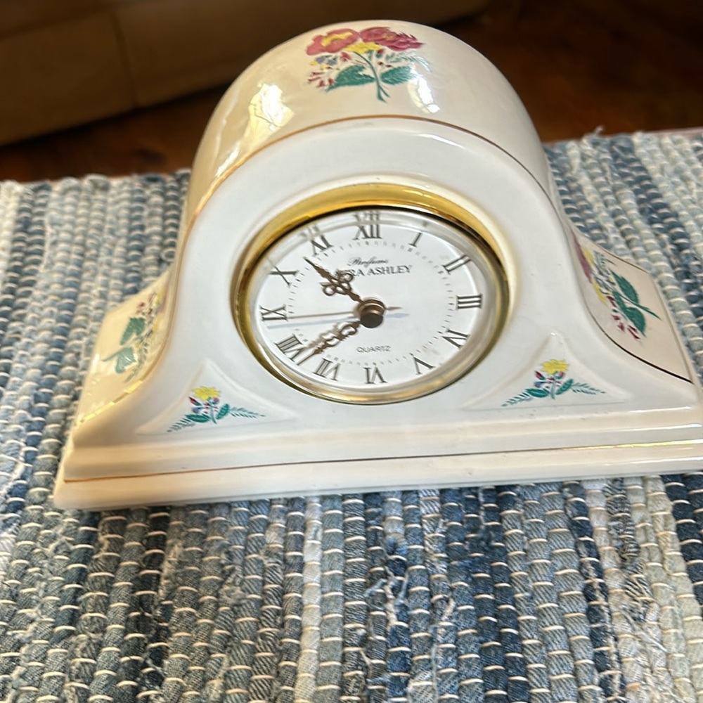 Laura Ashley Porcelain Clock